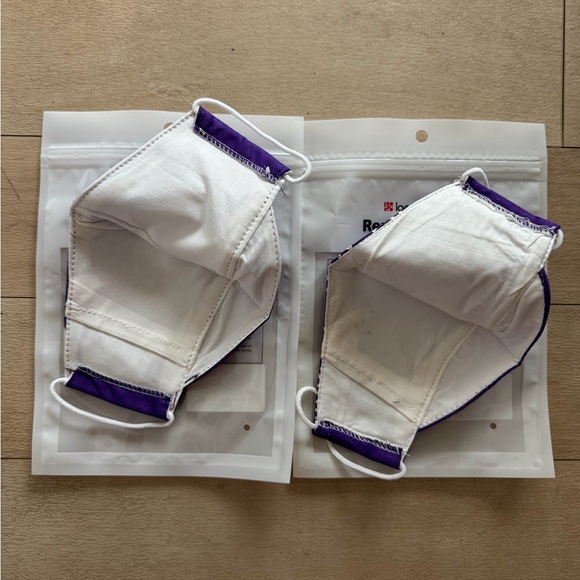 UW Logobrands Purple Reusable Masks - set of 2 - Picture 6 of 7